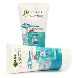 نمایش جزئیات برای اسکراب سه منظوره گارنیه GARNIER مدل Pure Active تصویر اسکراب سه منظوره گارنیه GARNIER مدل Pure Active