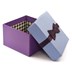 جعبه کادویی مربع کوچک آبی-بنفش