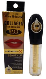 نمایش جزئیات برای برق لب جادویی کیس بیوتی kiss beauty تصویر برق لب جادویی کیس بیوتی kiss beauty
