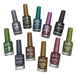 نمایش جزئیات برای لاک هولوگرامی هفت رنگ MEIYAN تصویر لاک هولوگرامی هفت رنگ MEIYAN