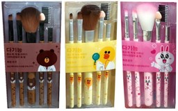 نمایش جزئیات برای براش 5 تکه دخترانه عروسکی تصویر براش 5 تکه دخترانه عروسکی