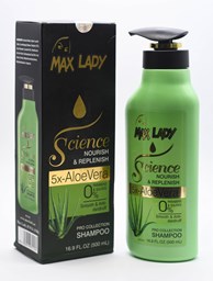 نمایش جزئیات برای شامپو بدون سولفات آلوئه ورا مکس لیدی MAX LADY تصویر شامپو بدون سولفات آلوئه ورا مکس لیدی MAX LADY