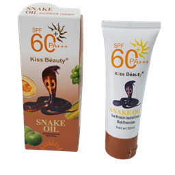 نمایش جزئیات برای کرم ضدآفتاب روغن مار کیس بیوتی kiss Beauty تصویر کرم ضدآفتاب روغن مار کیس بیوتی kiss Beauty