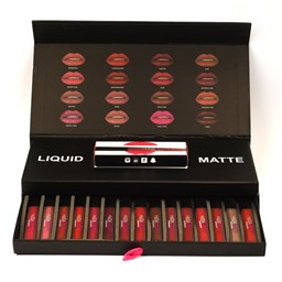 نمایش جزئیات برای پک رژلب 24 ساعته مات 16 عددی هدی بیوتی Huda Beauty تصویر پک رژلب 24 ساعته مات 16 عددی هدی بیوتی Huda Beauty