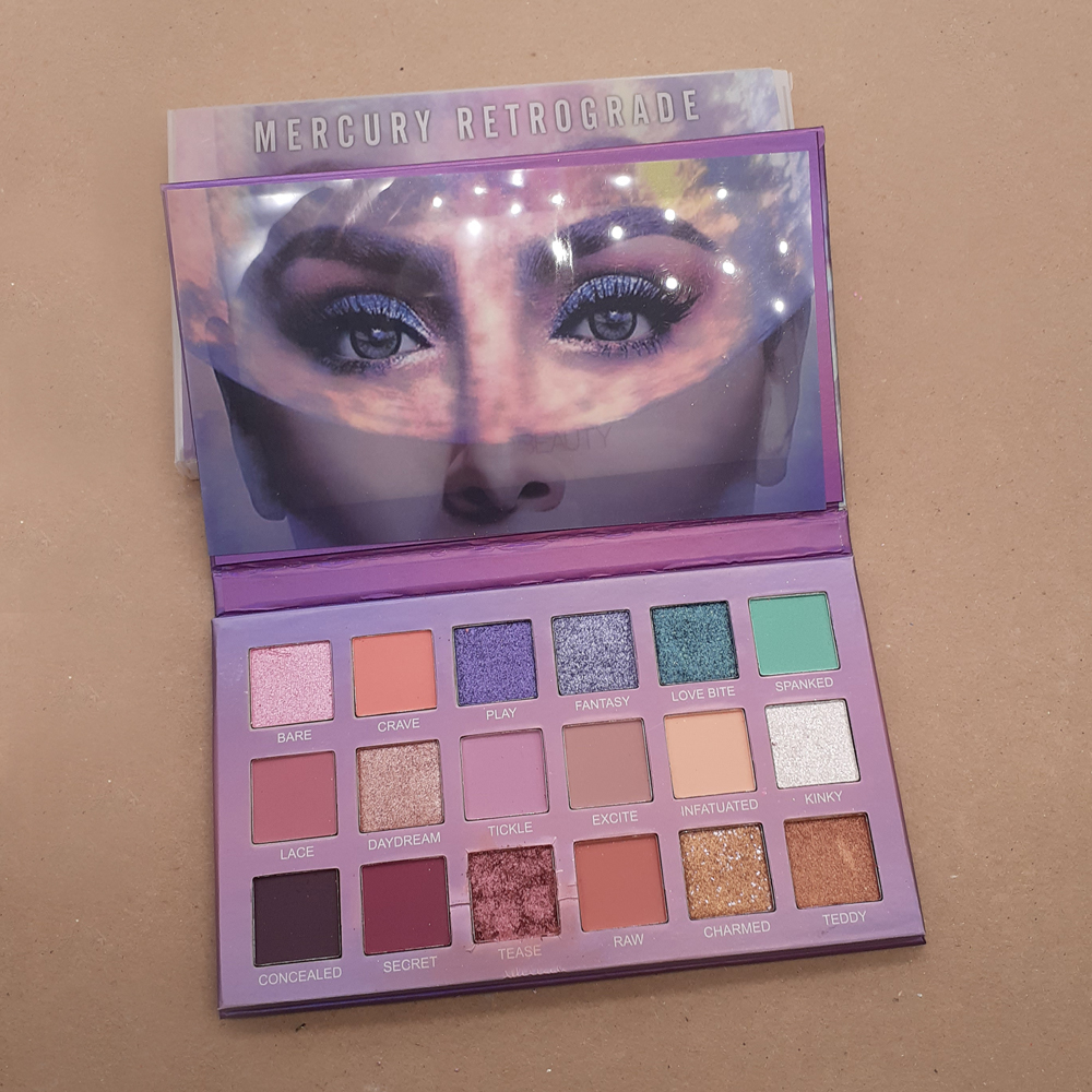تصویر بروکن باکس پالت سایه چشم هدی بیوتی HUDA BEAUTY مدل مرکوری رتروگرید MERCURY RETROGRADE