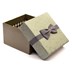 جعبه کادویی مربع کوچک لجنی-قهوه ای