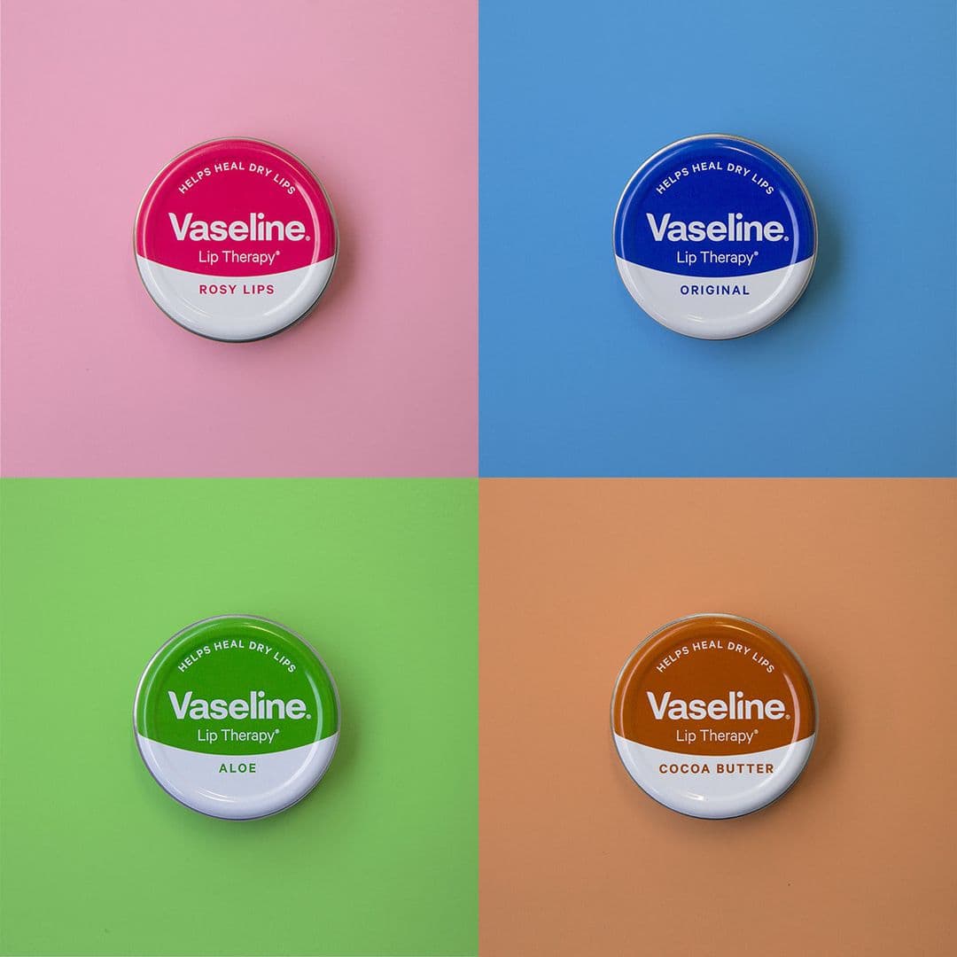 تصویر بالم لب وازلین Vaseline فلزی اصل