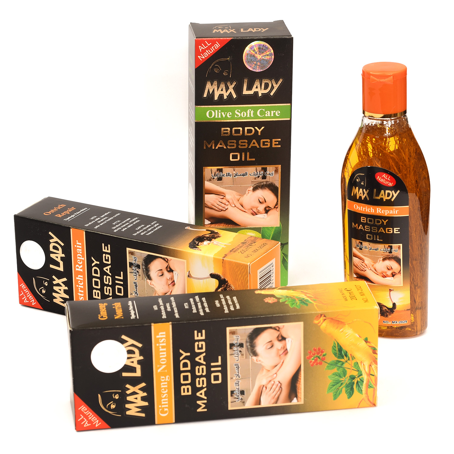 تصویر روغن ماساژ  مکس لیدی MAX LADY